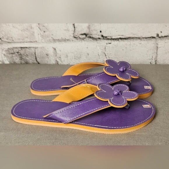 Shoes - Purple Flower Sandals